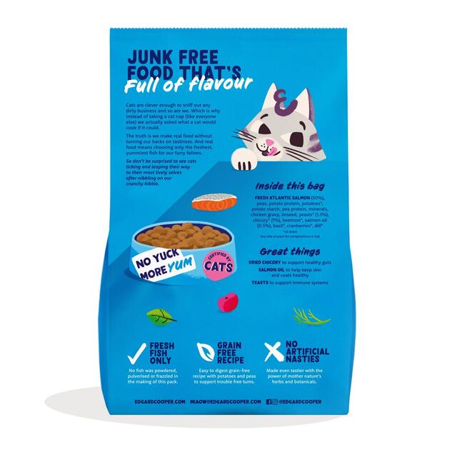 Edgard & Cooper Cat Dry Food Adult Salmon thumbnail 2