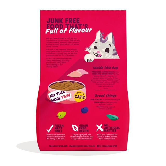 Edgard & Cooper Cat Dry Food Senior Chicken & Turkey thumbnail 2