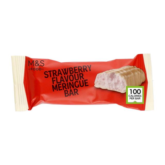 M&S Strawberry Flavour Meringue Bar