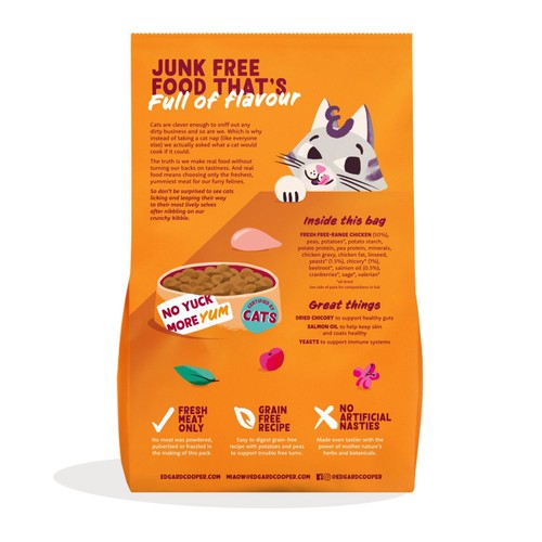 Edgard & Cooper Cat Dry Food Adult Chicken thumbnail 2