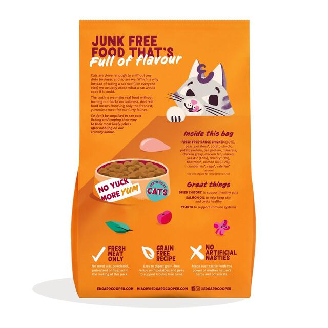 Edgard & Cooper Cat Dry Food Adult Chicken thumbnail 2