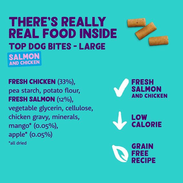 Edgard & Cooper Fresh Dog Large Bites Adult Grain Free Salmon & Chicken thumbnail 6