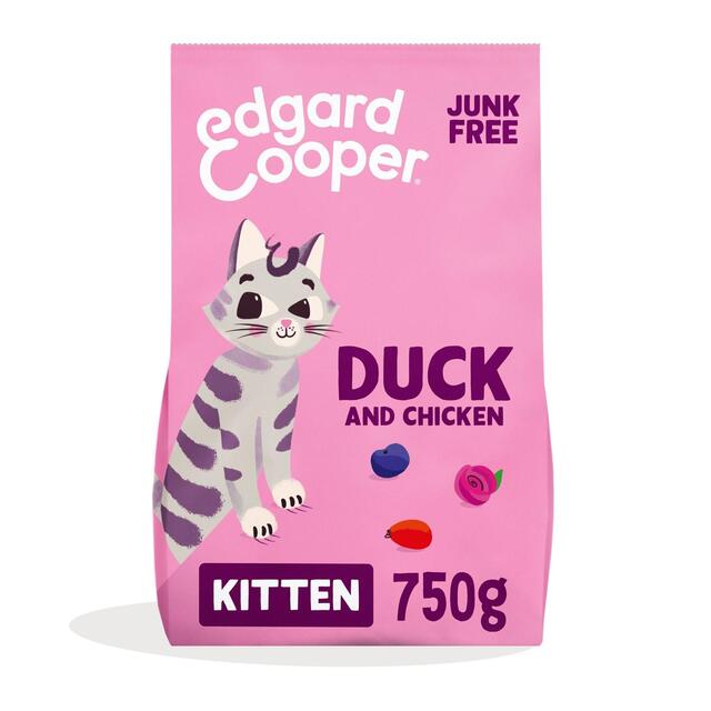 Edgard & Cooper Cat Dry Food Kitten Duck & Chicken