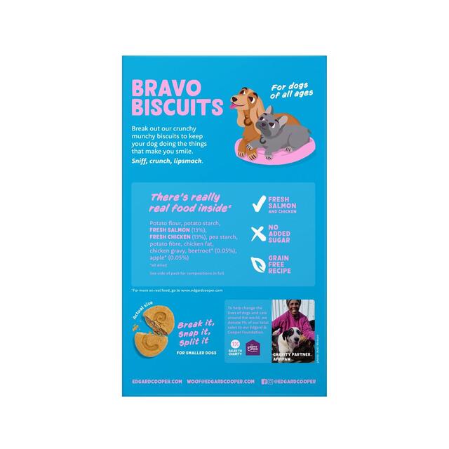 Edgard & Cooper Fresh Dog Treats Biscuits Salmon & Chicken thumbnail 2