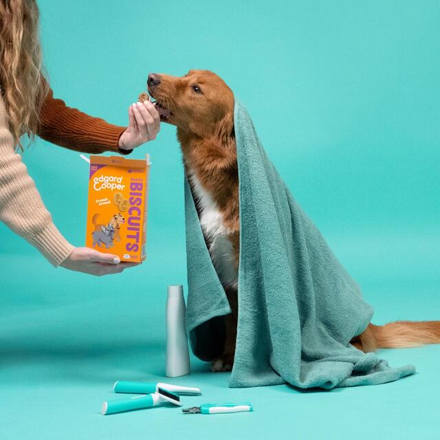 Edgard & Cooper Fresh Dog Treats Biscuits Salmon & Chicken thumbnail 4