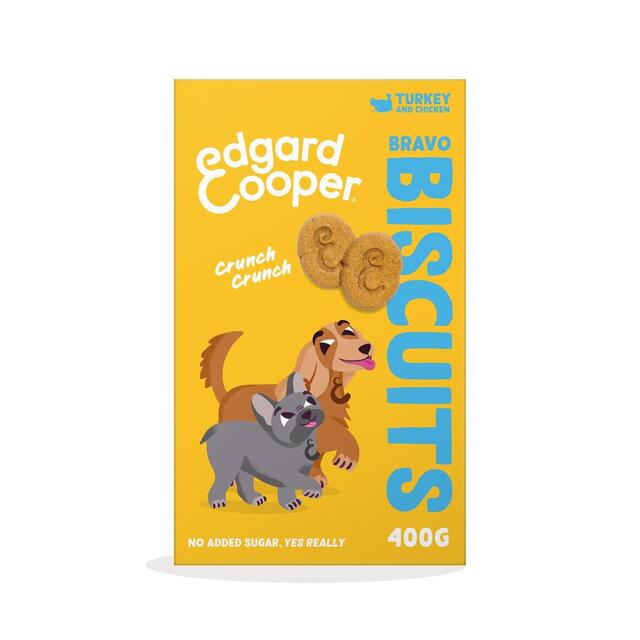 Edgard & Cooper Fresh Dog Treats Biscuits Turkey & Chicken