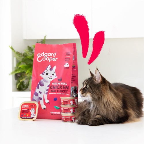 Edgard & Cooper Cat Chunks in Sauce Senior Chicken & Turkey thumbnail 4