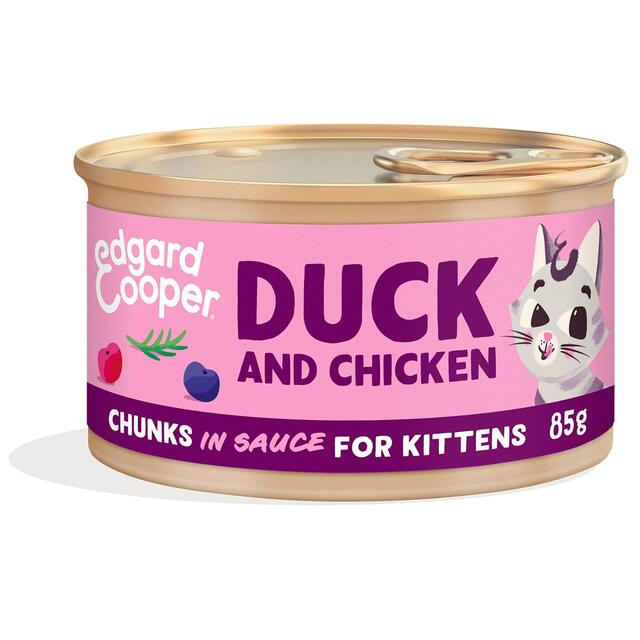 Edgard & Cooper Cat Chunks in Sauce Kitten Duck & Chicken