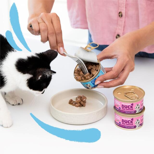 Edgard & Cooper Cat Chunks in Sauce Kitten Duck & Chicken thumbnail 4