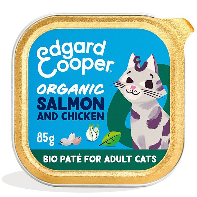 Edgard & Cooper Organic Cat Pate Adult Salmon & Chicken