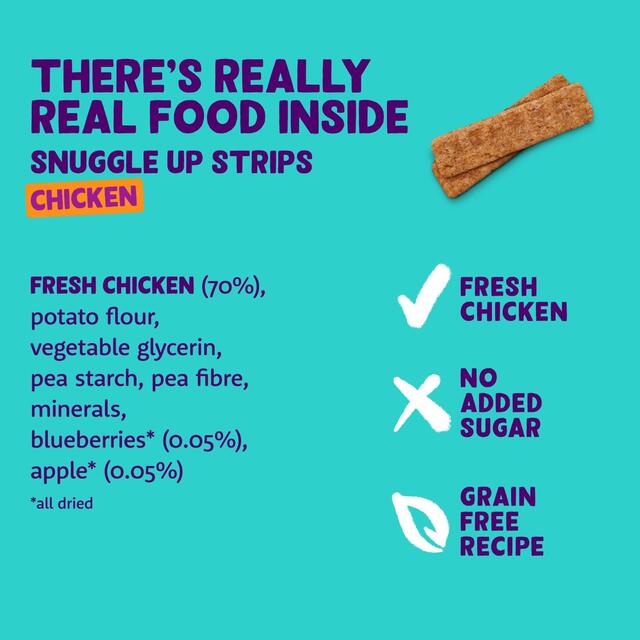 Edgard & Cooper Fresh Dog Treats Strips Adult Grain Free Chicken thumbnail 3