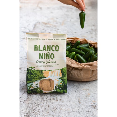 Blanco Nino - Creamy Jalapeno White Corn Tortilla Chips thumbnail 3
