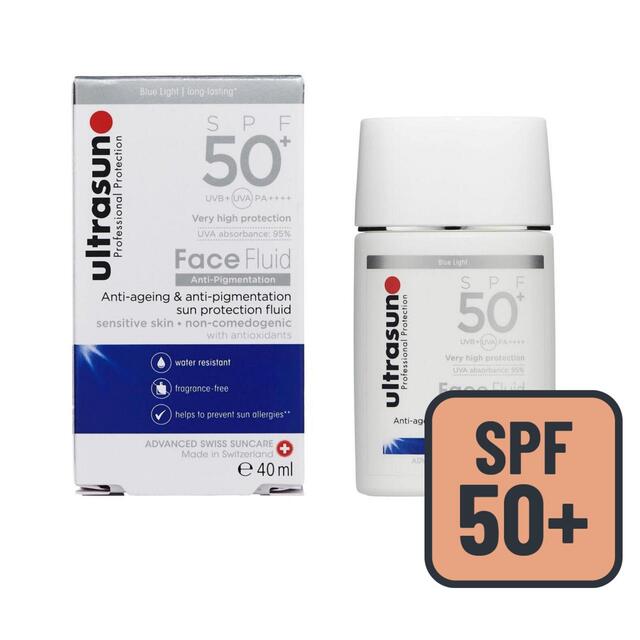 Ultrasun SPF 50+ Face Fluid Sunscreen