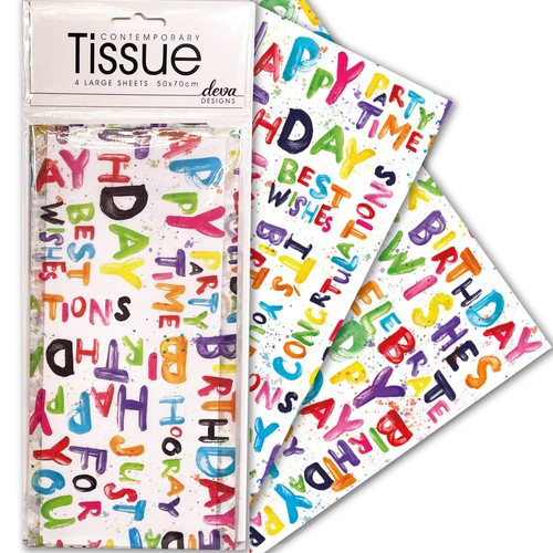 Happy Birthday Tissue Paper thumbnail 2