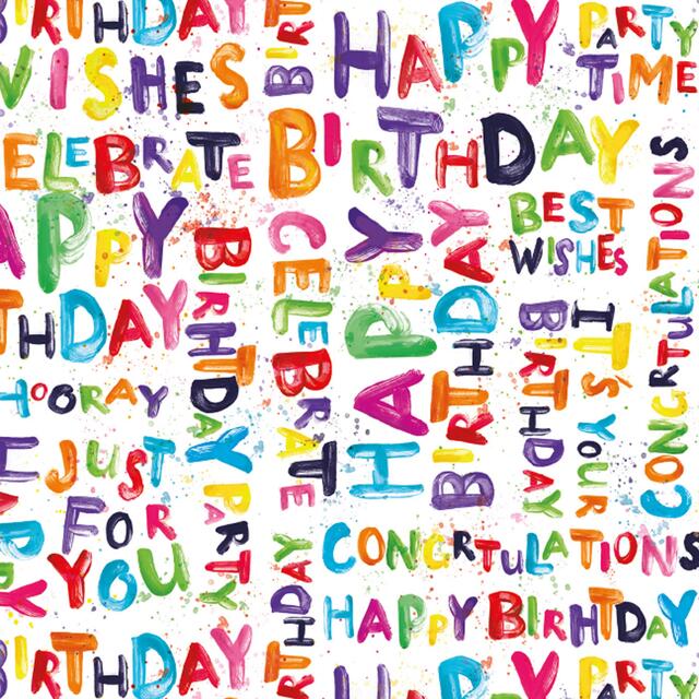 Happy Birthday Tissue Paper thumbnail 3
