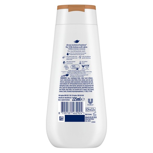 Dove Pampering Advanced Care Body Wash Shower Gel Shea Butter & Vanilla thumbnail 9