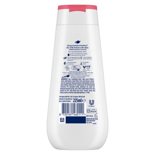 Dove Reviving Advanced Care Body Wash Shower Gel Pomegranate & Hibiscus thumbnail 7