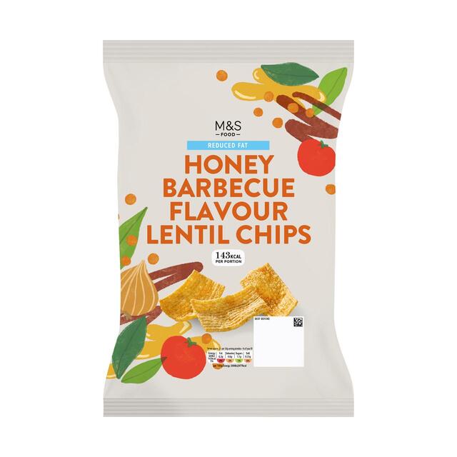 M&S Honey Barbecue Flavour Lentil Chips