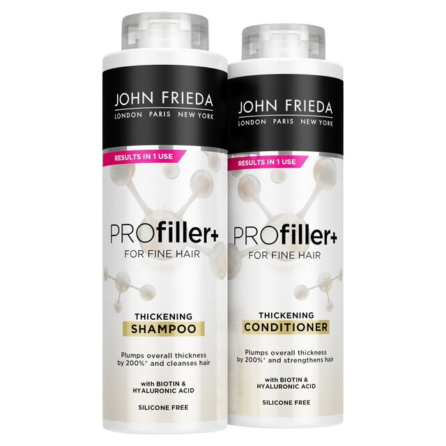 John Frieda PROfiller+ Shampoo & Conditioner Twin Pack