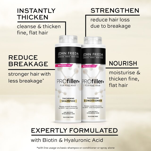John Frieda PROfiller+ Shampoo & Conditioner Twin Pack thumbnail 5