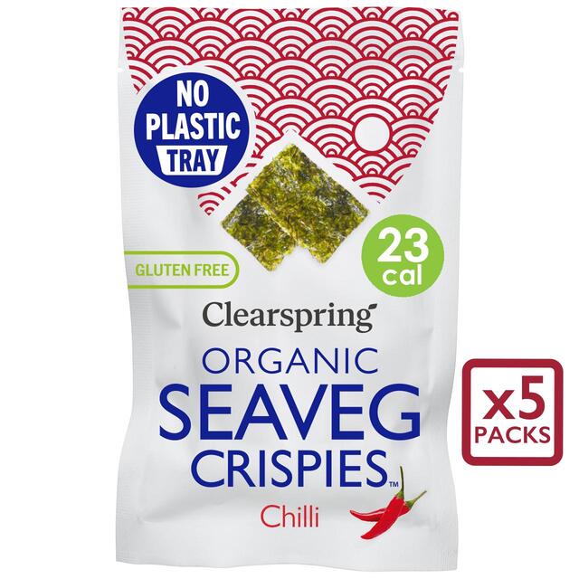 Clearspring Organic Seaveg Crispies Multipack - Chilli