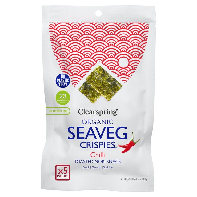 Clearspring Organic Seaveg Crispies Multipack - Chilli thumbnail 2