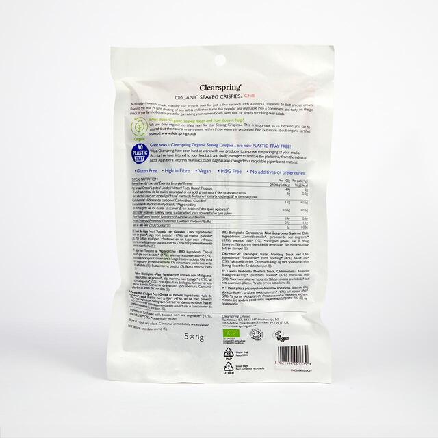Clearspring Organic Seaveg Crispies Multipack - Chilli thumbnail 4