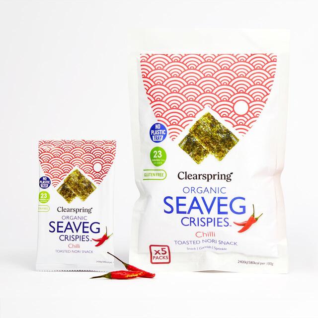 Clearspring Organic Seaveg Crispies Multipack - Chilli thumbnail 6