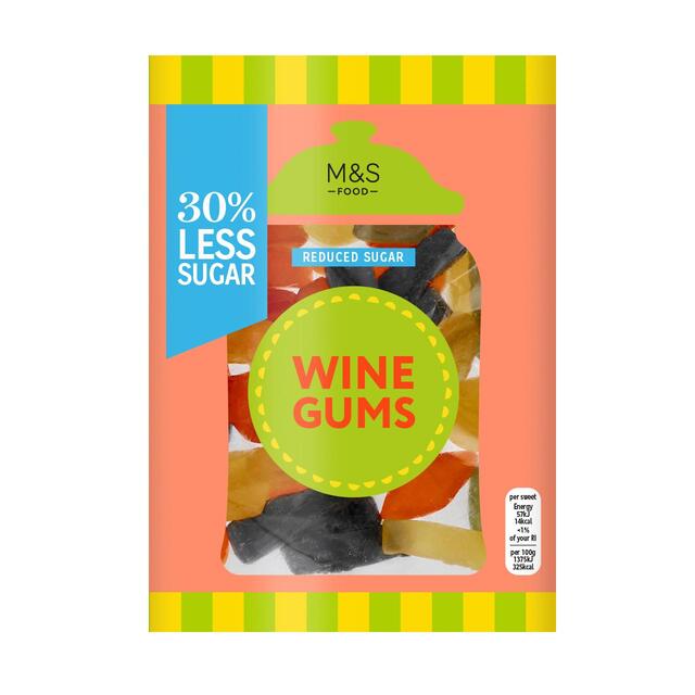 M&S 30% Reduced Sugar Wine Gums thumbnail 2