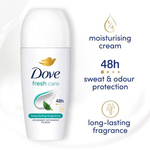Dove Women Antiperspirant Deodorant Roll on Fresh thumbnail 2