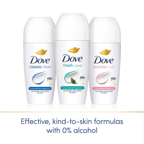 Dove Women Antiperspirant Deodorant Roll on Fresh thumbnail 6