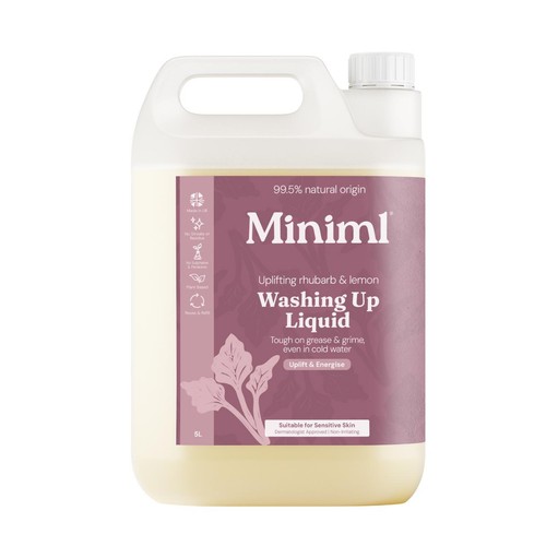 Miniml Washing Up Liquid - Rhubarb & Lemon