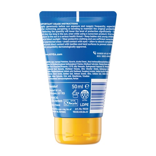 NIVEA SUN Kids Protect & Care SPF 50+ Sun Cream Pocket Size thumbnail 2
