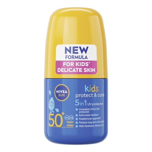 NIVEA SUN Kids Protect & Care SPF 50+ Sun Lotion Roll On