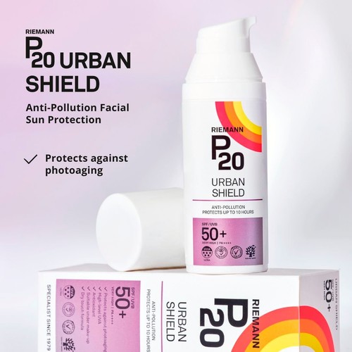 Riemann P20 Urban Shield Face SPF 50+ Sun Cream thumbnail 4