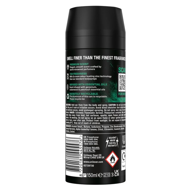 Lynx Fine Fragrance Collection Premium Deodorant Bodyspray Emerald Sage thumbnail 3