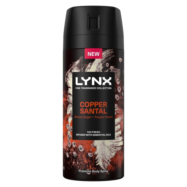 Lynx Fine Fragrance Collection Premium Deodorant Bodyspray Copper Santal thumbnail 2