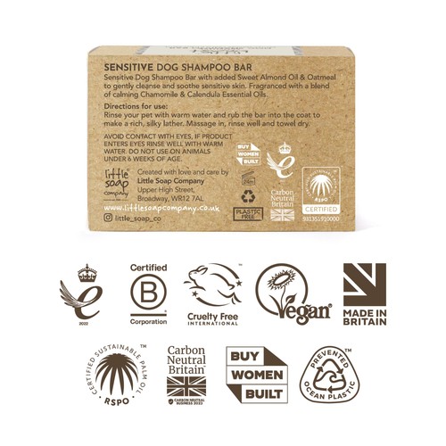 Little Beast Organic Sensitive Dog Shampoo Bar thumbnail 4
