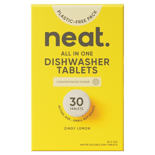 Neat All in One Dishwasher Tablets Lemon