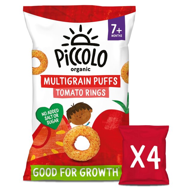 Piccolo Baby Food Tomato Puff rings Multipack Snack
