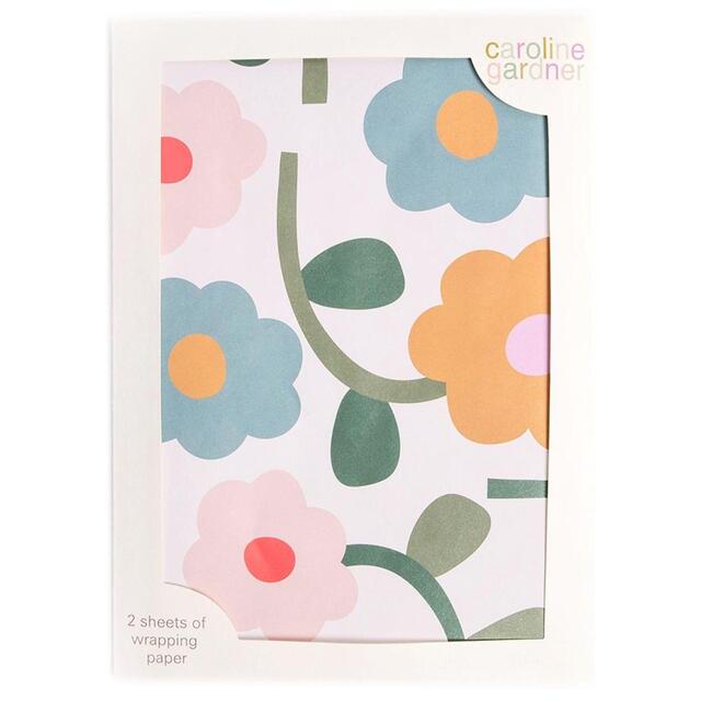 Caroline Gardner Floral Gift Wrap Sheets