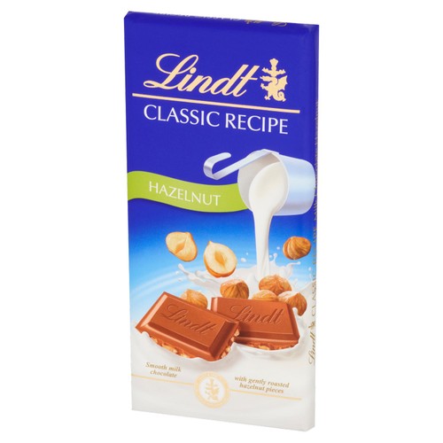 Lindt Classic Recipe Hazelnut Milk Chocolate Bar thumbnail 2