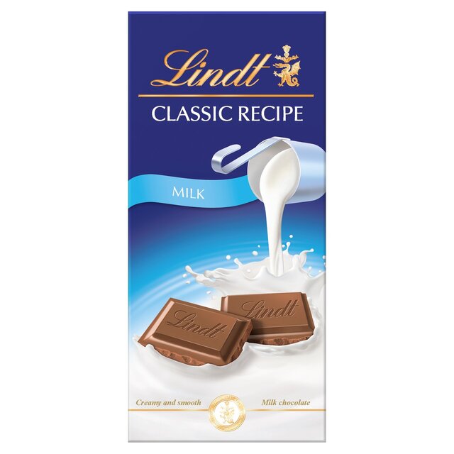 Lindt Classic Recipe Milk Chocolate Bar thumbnail 2
