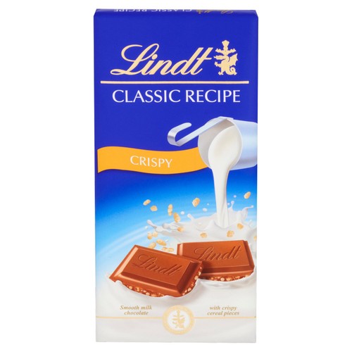 Lindt Classic Recipe Crispy Milk Chocolate Bar thumbnail 2