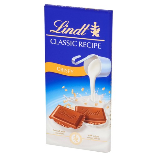 Lindt Classic Recipe Crispy Milk Chocolate Bar thumbnail 4