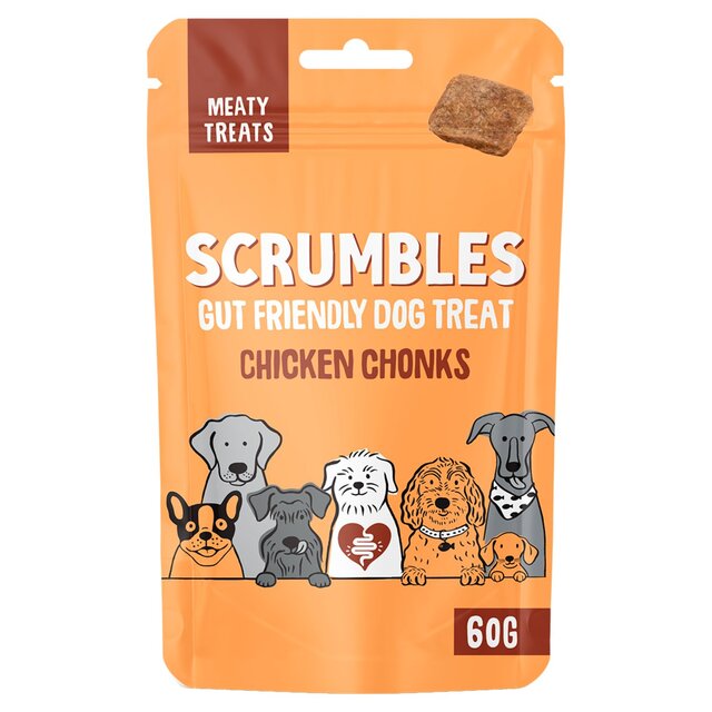 Scrumbles Dog Treats Meaty Chicken Chonks