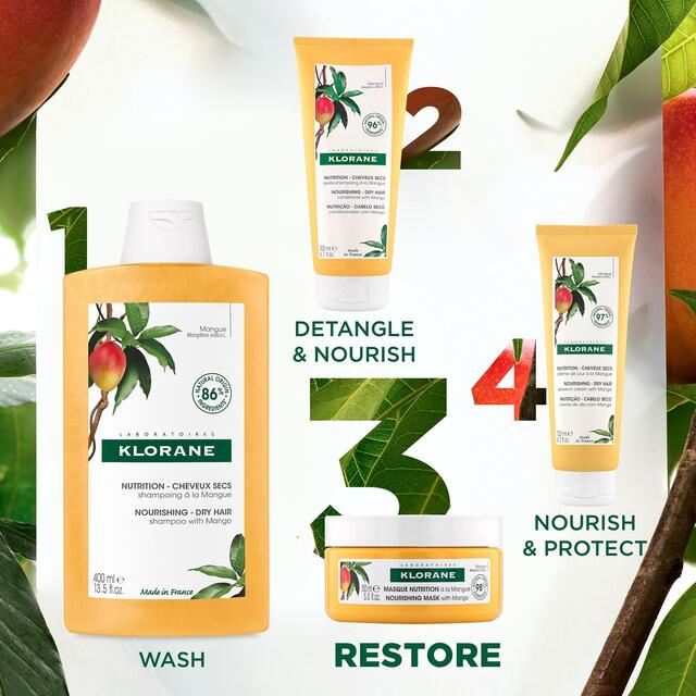 Klorane Nourishing Mask  - Dry hair- with Mango thumbnail 7