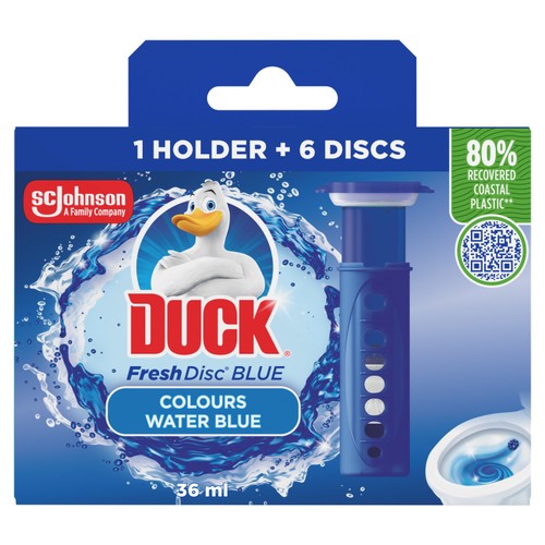 Duck Toilet Fresh Disc Holder Blue