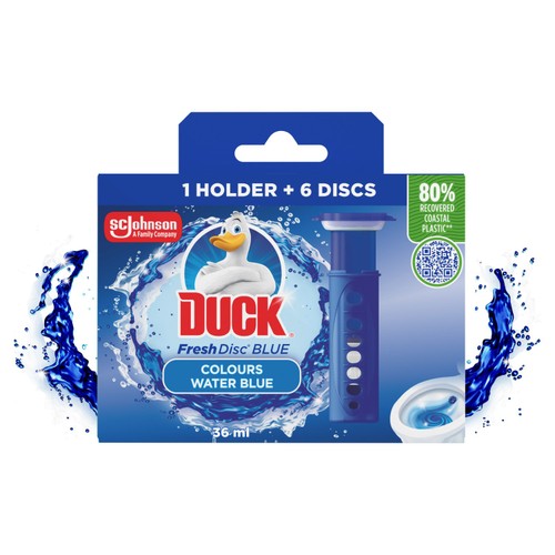 Duck Toilet Fresh Disc Holder Blue thumbnail 2