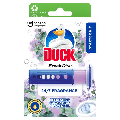 Duck Toilet Fresh Discs Holder Lavender & Eucalyptus